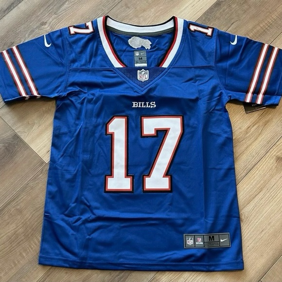 Josh Allen Buffalo Bills Kids Youth Medium 10/12 Blue Buffalo Bills Jersey - Picture 2 of 2